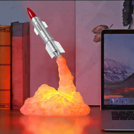 

DYTTDO Home Goods 3D Print Space Lamp USB Rechargeable LED Night Light For Kids Party Gift Cost Saving Great Gifts for Family