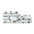 thumbnail image 1 of Mainstays Soft, Easy Care, Microfiber Sheet Set Cherry, Full – Back to School!, 1 of 4