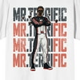 thumbnail image 2 of Superman Movie 2025 Mr. Terrific Name text on back on White Adult T-Shirt-Medium, 2 of 5