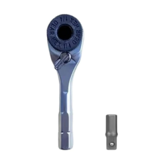 Juego de destornilladores con llave de trinquete hexagonal, agarre ergonómico, kit de mantenimiento manual compacto y versátil, llave de doble