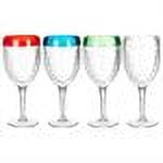 snowman wine glasses Frosty Snowman Hand-painted Glassware – Glorious Goblets main image 0
