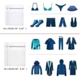 thumbnail image 2 of Extra Large Mesh Laundry Bag, 2 Pack Zippered Polyester Delicates Laundry Wash Bag, Washer and Dryer Safe Clothes Laundry Bag for Coat, Sweater, Bed Sheet, Window Screening, 2 of 7
