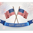 thumbnail image 3 of American Flag Labor Day Banner Stars United States Patriotic Decoration Fireworks Celebration for National Holiday Outdoor Indoor Event, 3 of 7