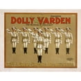thumbnail image 2 of U.S. Lithograph Co. 14x12 Gold Ornate Wood Frame and Double Matted Museum Art Print Titled - The Aborn Company Presents Dolly Varden the Musical Delicacy with a Great Singing Organization. (1906), 2 of 4
