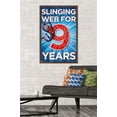 thumbnail image 2 of Marvel Spider-Man - Happy 9th Birthday Wall Poster, 22.375" x 34", Framed, 2 of 3