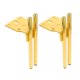 thumbnail image 1 of BRIGHTFUFU 2 sets Modern Coffee Table Pieds Gabinete Soporte de soporte Patas Sofá Durable Muebles Piernas, 1 of 8