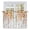 Yellow, variant on Beige Orange Leaves Fall Kitchen Tier Curtains 24 Inch Length, Thanksgiving Weeping Autumn Floral Light Filtering Cafe Curtains for Bathroom Sink, Small Window Curtain Drapes 2 Panels,27.5"Wx24"L