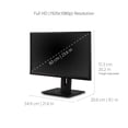 thumbnail image 3 of ViewSonic VG2440 24 Inch IPS 1080p Ergonomic Monitor with HDMI, DisplayPort, VGA, USB Inputs for Home and Office, 3 of 5