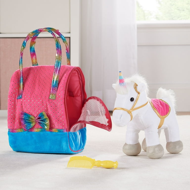 HOME4 Unicorn Toy Dolls Travel Carrying Bag  
