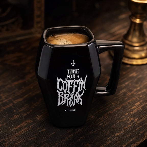 ShaoXinWan Halloween Tombstone Shape Ghost Ceramic Coffee Mug, Cute Spooky Face Drinkware, Funny Holiday Cup for Daily Use Themed Party and Seasonal Gifting