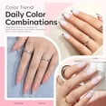 thumbnail image 4 of modelones Builder Nail Gel, 2 Pcs Cover Nude and Rose Pink Gel Builder for Thickening Apex Building 8-in-One Rubber Color Base Polish Strengthener Extension LED Lamp Cured 10 ml DIY Home Salon, 4 of 9