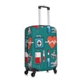 thumbnail image 3 of Balery Medical Elements Luggage Cover Protector, Scratch And Dirt Resistant, Fits 18-32 Inch Luggage - Large, 3 of 9