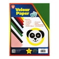 thumbnail image 1 of Hygloss Products Self Adhesive Velour Paper - Green, 8-1/2 x 11 Inches - 5 Pack, 1 of 5