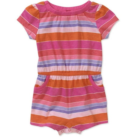 Faded Glory Fg Nbg Aop Stripe Romper