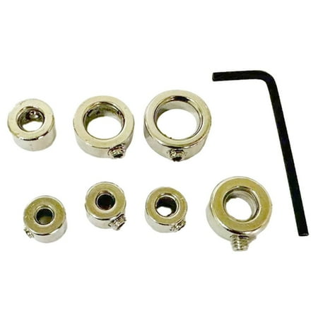 

BCLONG Woodworking Drill Stop Collar Set Drilling Bit Depth Stopper Ring Stainless