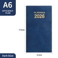 thumbnail image 2 of Pocket Calendar 2026 for Purse, Monthly Planner 2026, Pocket Planner Small Size 3.7" x 6.8", Monthly Planner (Jan 2026 to Dec 2026), Leather Hardcover, Inner Pocket, 2 of 9