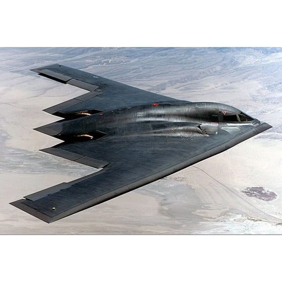 B-2 Spirit Stealth Bomber - 12x18 Inch Laminated Aviation Poster - Stunning Detail and Bold Colors