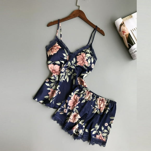 Liquidation d'Économies d'Été! Lingerie Aguichant en Dentelle pour Femmes, Ensemble de Nuit à Imprimé, sous-Vêtements de Nuit pour la Détente, Tenue Intime pour la Maison, la Chambre et la Nuit Liquidation Ventes Aujourd'hui Aubaines Prime