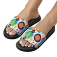thumbnail image 5 of GZHJMY Stylish Slides for Women Men, Alien Space Ship Planet Soft Flexible Slip-on Sandals Slippers, 5 of 7