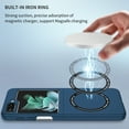 thumbnail image 6 of Allytech Magntic Case for Samsung Galaxy Z Flip 5, Compatible with Magsafe Wireless Charging Support Drop Proof Anti-Scratch Shockproof Slim Case Cover for Samsung Galaxy Z Flip 5 - Darkblue, 6 of 7