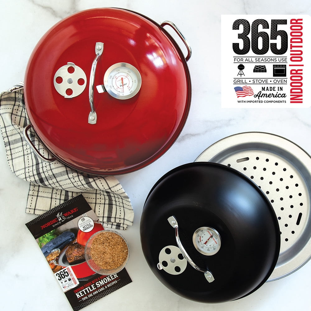 kettle smoker indoor outdoor cooker Nordic Ware Stovetop Smoker, Full Size, Red : Grocery & Gourmet Food Introducing 365 indoor/outdoor products designed to inspire culinary creativity indoors and out Nordic ware indoor outdoor smoker