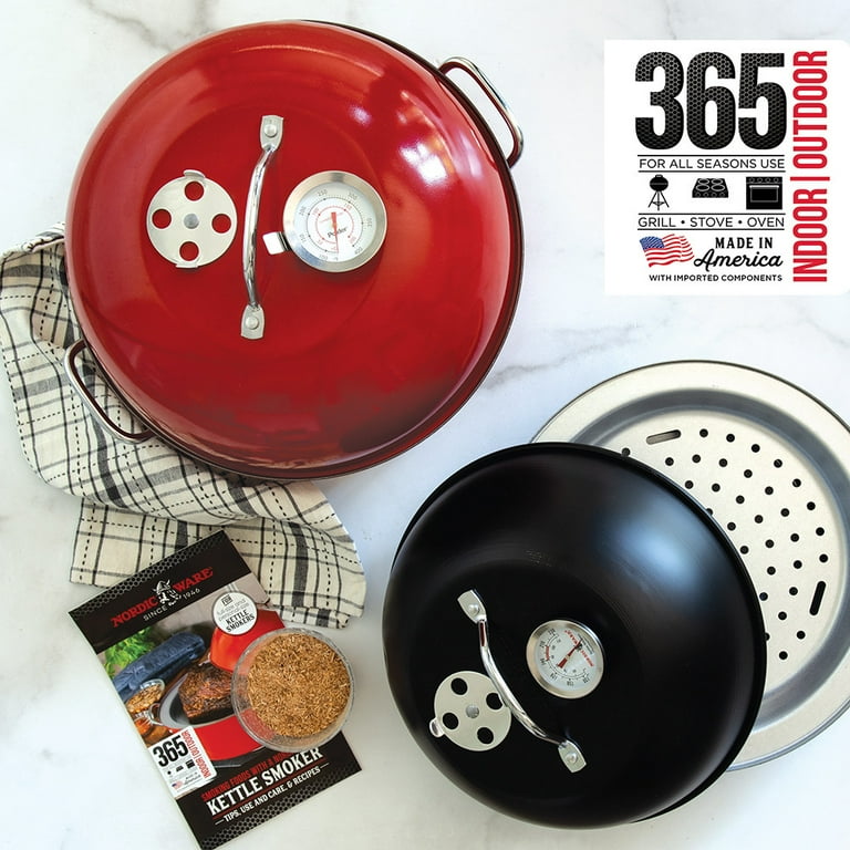 ノルディックウェア Nordic Ware 燻製器 スモーカー Red Kettle Smoker for Stovetop & Outdoor Cooking | Nordic Ware