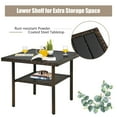 thumbnail image 4 of Gymax 6PCS Rattan Patio Sectional Sofa Set Cushioned Conversation Furniture Set, 4 of 10