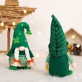 thumbnail image 5 of 2PCS St. Patricks Day Gnome Plush Doll Handmade Irish Elf Scandinav Home Ornaments Tabletop Green Leprechaun Clover Figurines Gifts Decor Spring Decoration, 5 of 9