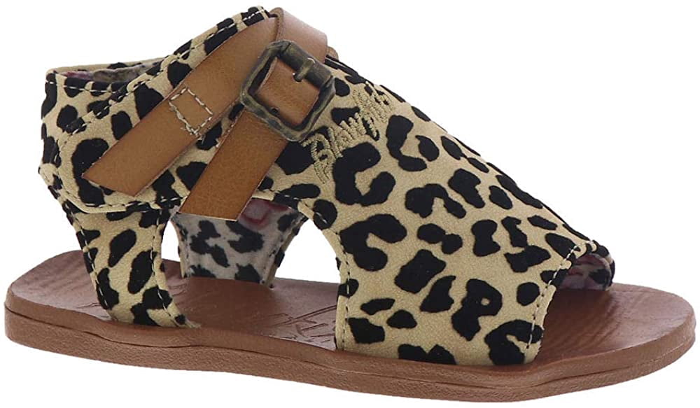 blowfish leopard sandals
