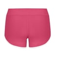 thumbnail image 4 of Solid Color Stretch Boyshort Underwear Women Soft Brushed Polyester Boyshort Panties Yoga Fitness Short Boxer Briefs Pink L, 4 of 7