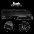 thumbnail image 5 of 1Pair for E46 3-Series 4-Doors 320 325 330 1998-2001 Car Headlight Lens Cover Lamp Shade Lens Light, 5 of 5