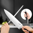 thumbnail image 5 of Vesteel Kitchen Knife Block Set, 17-Piece High Carbon Forged Stainless Steel Knife Set Includes Chef Utility Paring Steak Serrated Bread Santoku Knife, 5 of 8