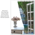 thumbnail image 5 of Forest Curtains,Nature Forest Waterfalls Landscape Rustic Country Farmhouse Style Rod Pocket Soundproof Window Curtains for Bedroom Living Room 2 Panel 84x84 Inch, 5 of 6
