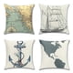 thumbnail image 1 of Juego de 4 Fundas de Almohada para Decoración del Hogar con Estampado de Edad Náutica-- Sailing Electrónica, 1 of 1