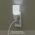 thumbnail image 4 of Bingfone Colorful Geometric Print Night Lights Plug into Wall,Dusk to Dawn,Bright Nightlight Auto-On/Off, for Adults Kids Room Bedroom Bathroom Hallway Kitchen, 4 of 7