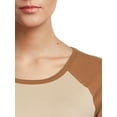 thumbnail image 4 of No Boundaries Junior's Raglan Long Sleeve T-Shirt, 4 of 5