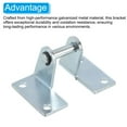 thumbnail image 4 of Uxcell Cylinder Rod Splint Mounting Bracket, 4 Pack Pneumatic Parts for 20mm 25mm, 4 of 5