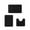 Black, variant on Memory Foam Bath Mat 3 Set Bathroom Rugs For 3 Pcs Toilet Mats Universal Soft Comfortable Water Absorption Non-Slip Thick Machine Washable Easier To Dry Dark