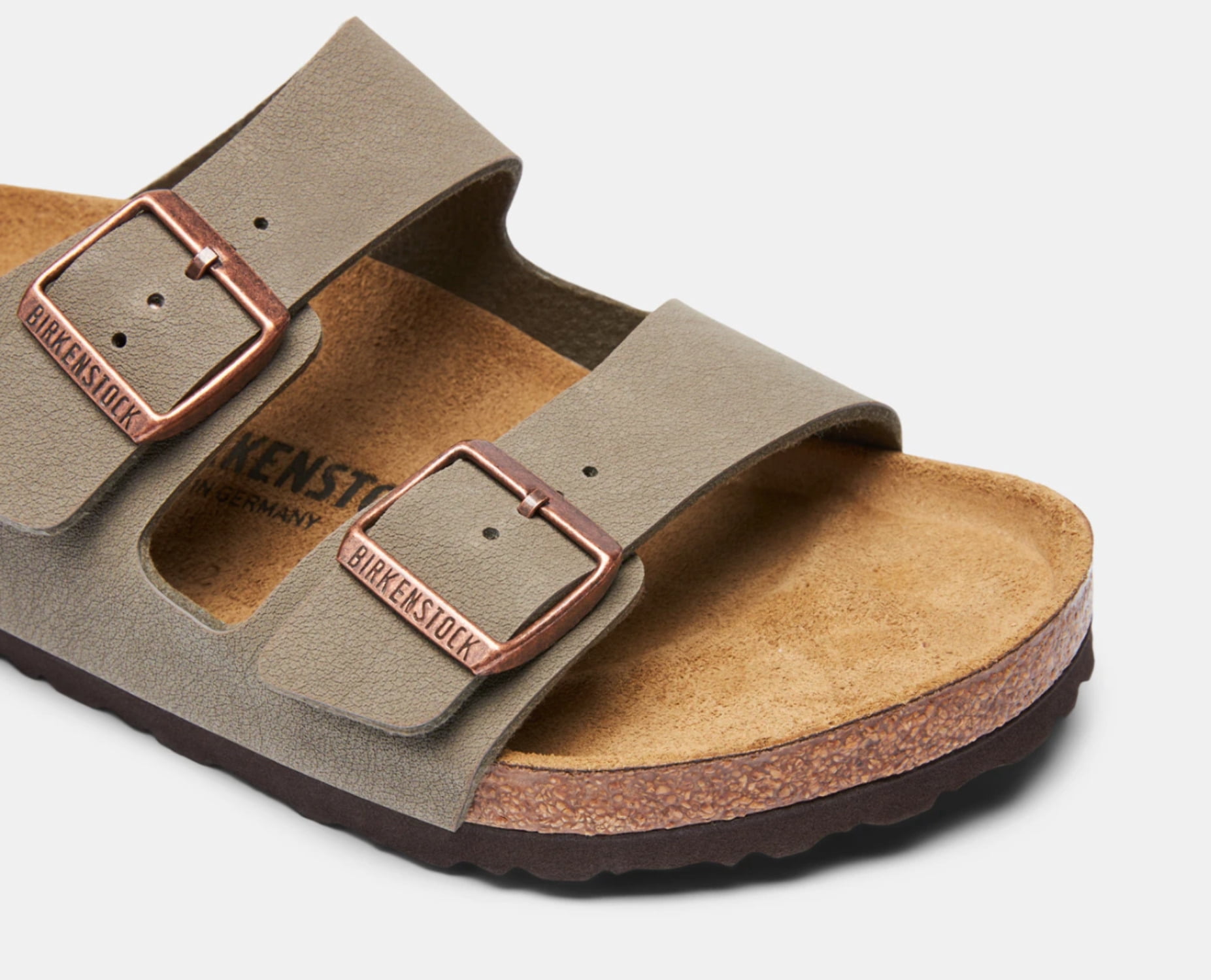 Birkenstock Women's Stone Arizona Birkibuc 45 B(M) EU