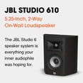 thumbnail image 2 of Parlante JBL Studio 610 Madera Oscura de Alto Rendimiento, 2 of 6