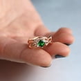 thumbnail image 5 of Fashion Geometric Zircon Inlaid Copper Ring: European Style, High Quality, Must-Have Accessory for Women, 5 of 6