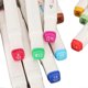 thumbnail image 1 of Dual Tip Brush Pens Smoothly Writing Colorfast Lasting Water Based Markers Paint Pens for Rock Wood Painting Coloring 60 Colors, 1 of 3