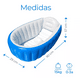 thumbnail image 2 of Bañera Inflable Para Bebés Portátil Tina Plegable Con Bomba Color Azul, 2 of 5