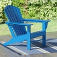 thumbnail image 2 of Polytrends  Altura Outdoor Eco-Friendly All Weather Poly Patio Adirondack Chair - Deep Seating Pacific Blue, 2 of 8