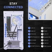 Novatech Titan Pro - Prebuilt Gaming PC Desktop Computer - RTX 5060 - Ryzen 5 - 4.2GHz - 16GB RAM - 1TB M.2 SSD WiFi/BT, Win 11 - Gaming Computer Tower - Pre Built PC Gaming -