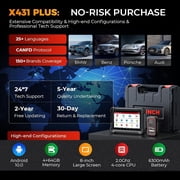 LAUNCH X431 IMMO Plus with PROG3,E'CU C0ding Scanner,All-System Diagnostics,39+ Services, 2 Years Free Updates