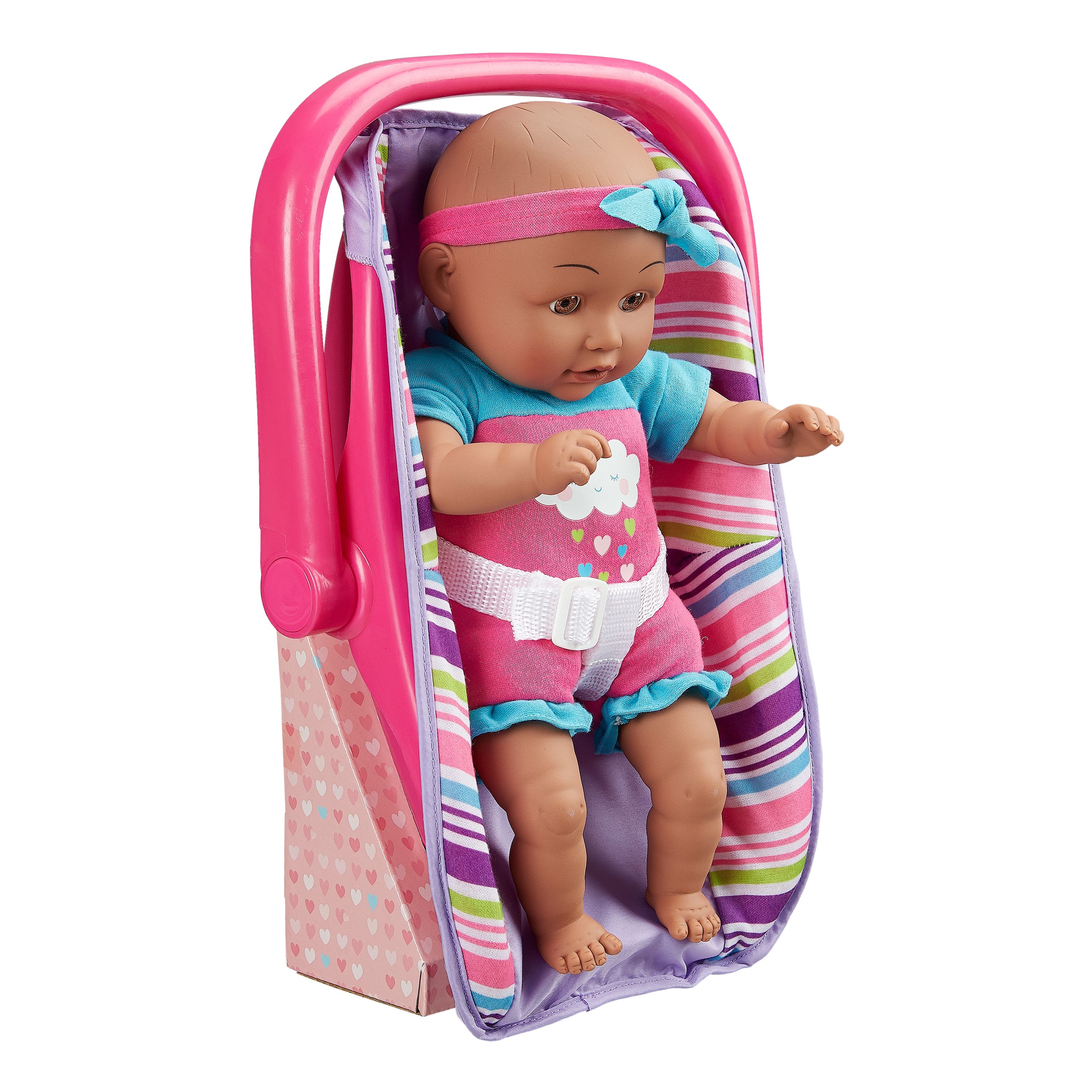 My Sweet Love 13" Baby Doll with Carrier, Pink, African American - image 2 of 4