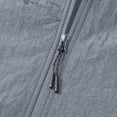thumbnail image 6 of Men's Rain Jacket Waterproof Lightweight Packable Rain Shell Raincoat with Hood and Zipper Pocket for Golf Hiking Travel Size 4XL Dark Gray, 6 of 8