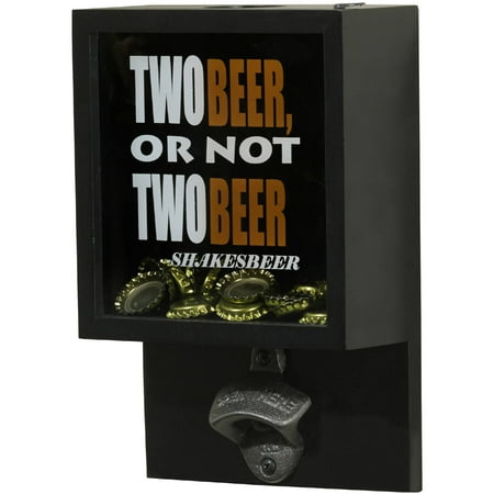 Elements Black Beer Cap Catcher-Bottle Opener