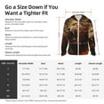 thumbnail image 4 of KLL Cool Flame Lion A Print Men's Women’s UPF 50+ Sun Protection Outdoor Hoodie Jacket Long Sleeve Fishing Hiking Performance Shirt-Small, 4 of 6